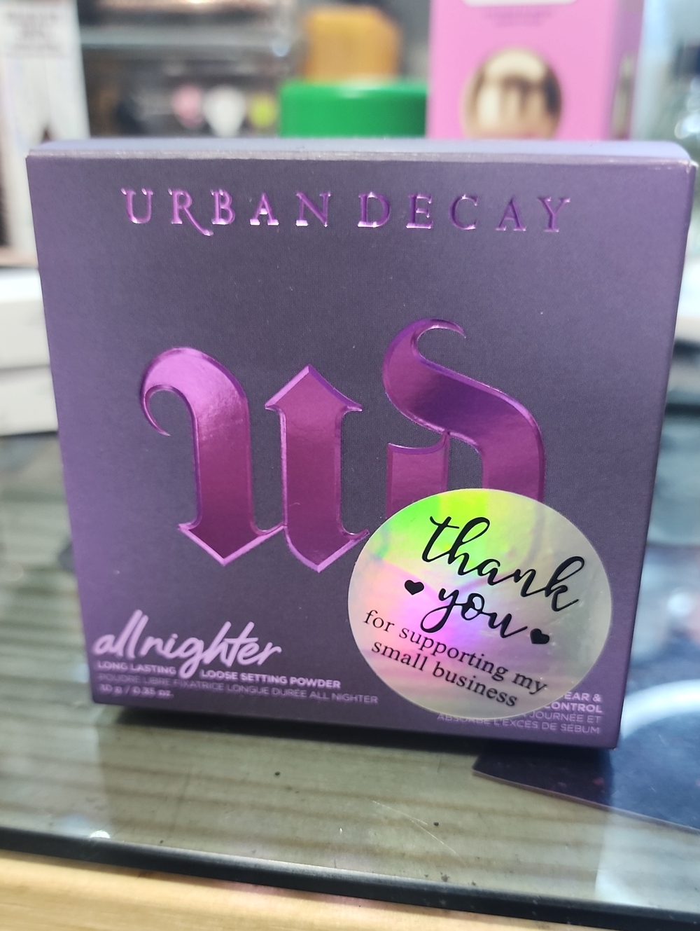 Urban Decay All Nighter Loose Setting Powder — Purple Packaging